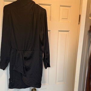 ZARA Black Sleek Long Sleeve Dress